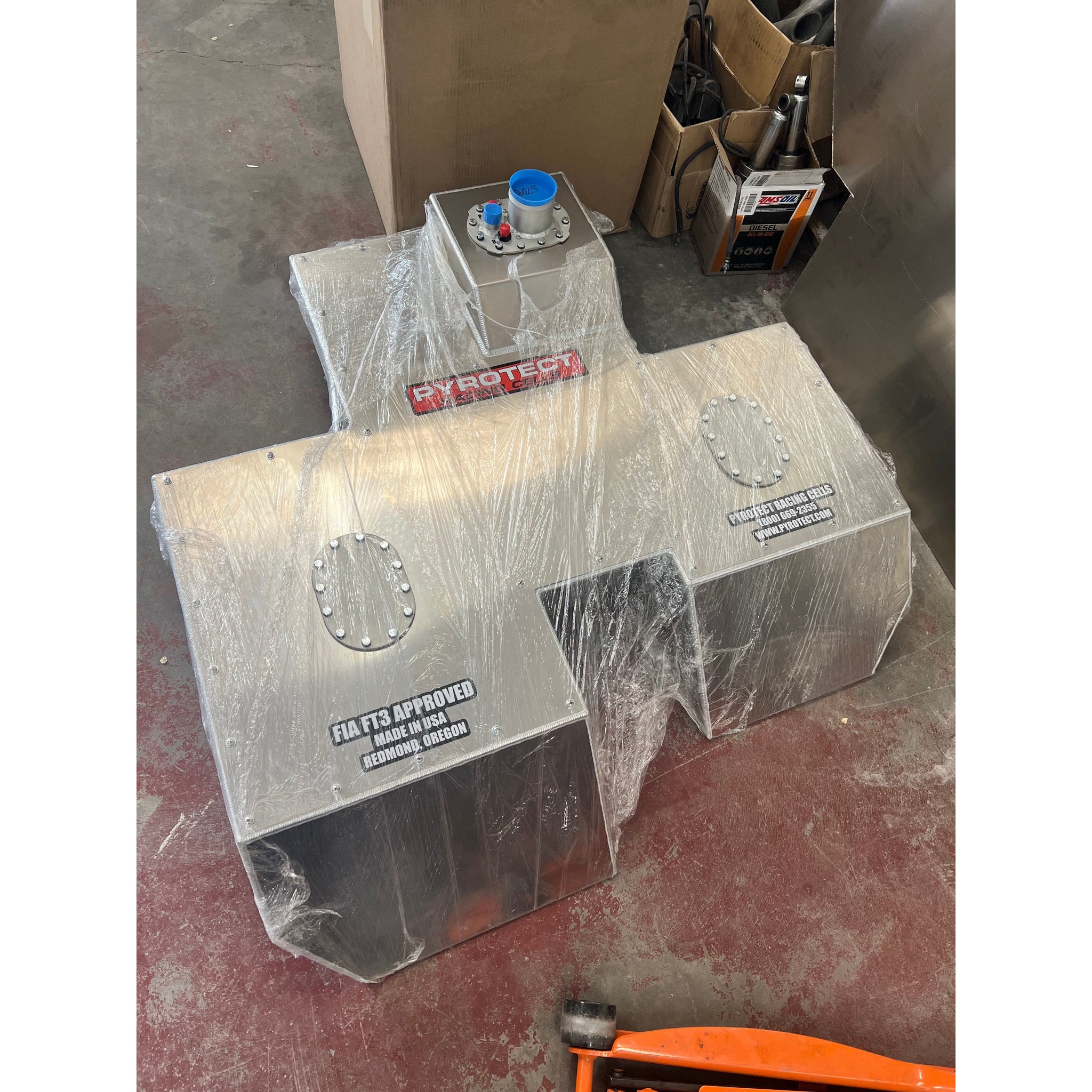 Pyrotect 30 gallon race cell